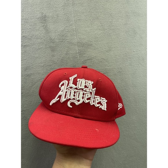 New Era Other - LA New Era Hat Los Angeles Clippers 9FIFTY 7 1/4 Snapback Cap Men's Red Hot